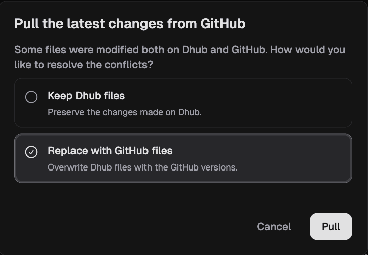 Git conflict resolution