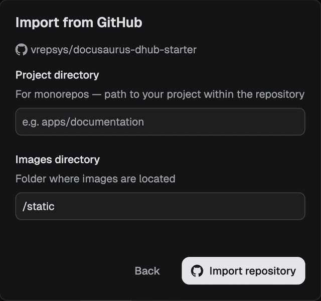 Fine-tune import settings